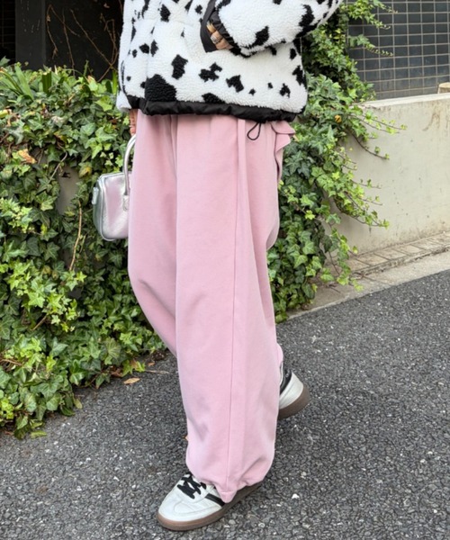 即完売 ロデオクラウンズ ビッグリボンスウェットパンツ M ピンク