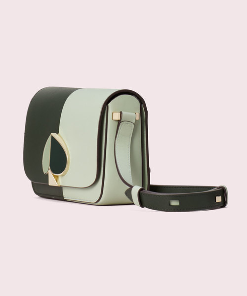 ケイトスペード ショルダーバッグ ニコラ バイカラー フラップショルダー