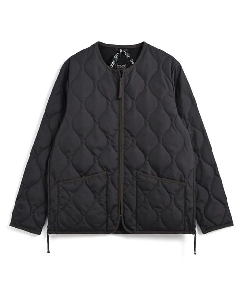 TAION(タイオン)】〈ユニセックス〉ミリタリー クルーネックWジップ