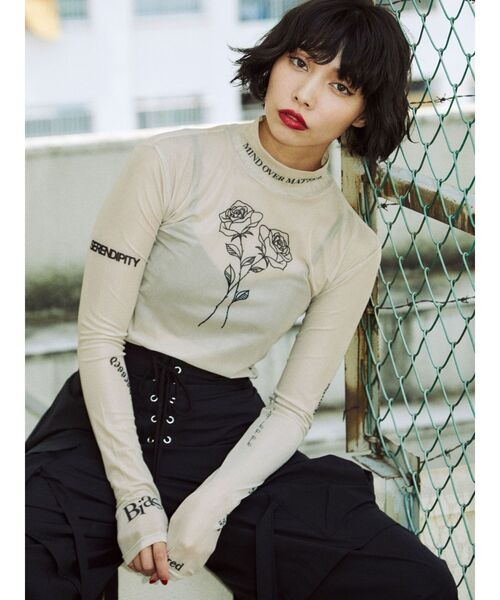 jouetie（ジュエティ）の「tattooシアートップス（Tシャツ/カットソー