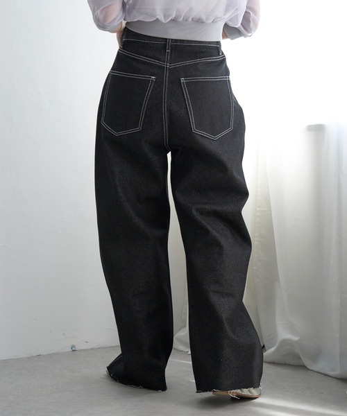 セール】リジットデニムカーブパンツ（デニムパンツ）｜VENCEEXCHANGE