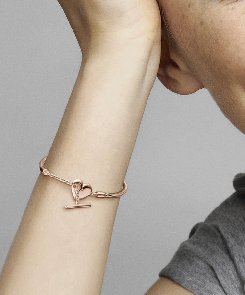 PANDORA（パンドラ）の「ローズゴールド パドロック ＆ キー