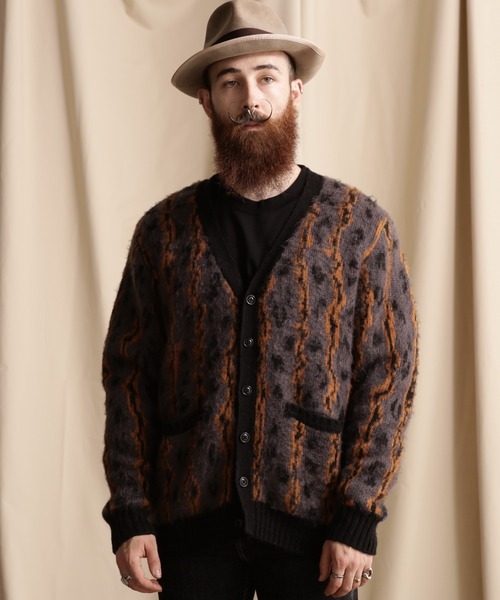 schott（ショット）の「Schott/ショット/SHAGGY KNIT CARDIGAN