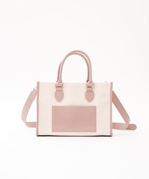 APRILY｜アプリリーのトートバッグ（ピンク/桃色系・コットン）通販