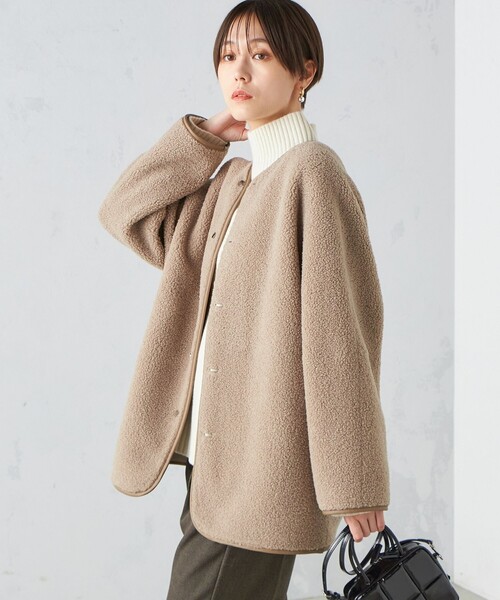 SHIPS（シップス）の「〈手洗い可能〉ボア × フリース リバーシブル