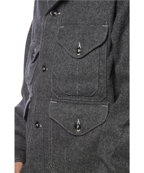 SHIPS（シップス）の「POST O' ALLS: WOOL MELTON CRUZER JACKET