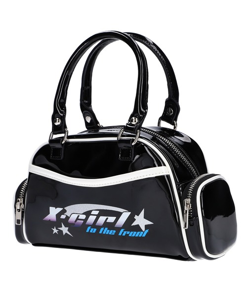 X-girl（エックスガール）の「BICOLOR PIPING BOSTON BAG（ボストン