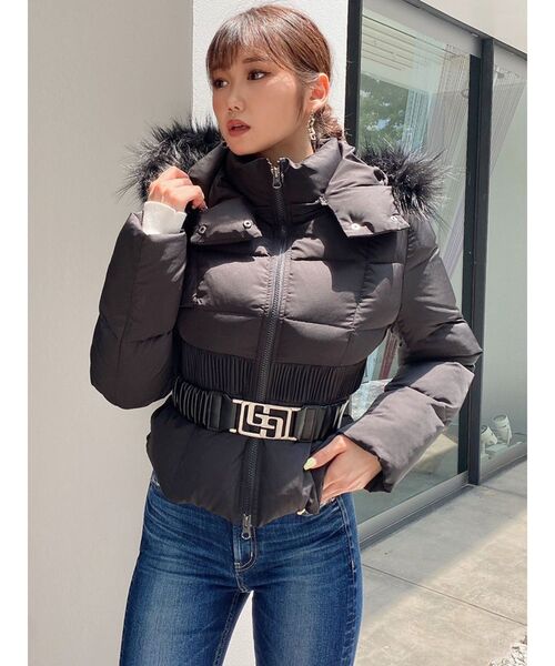 GYDA（ジェイダ）の「GGベルト付SHORT中綿コート（その他アウター