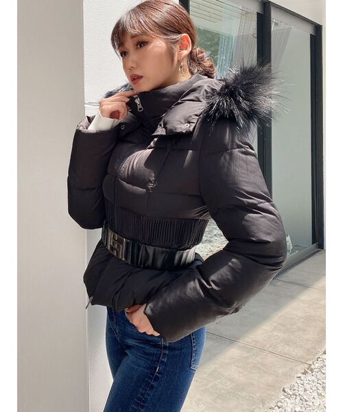 GYDA（ジェイダ）の「GGベルト付SHORT中綿コート（その他アウター