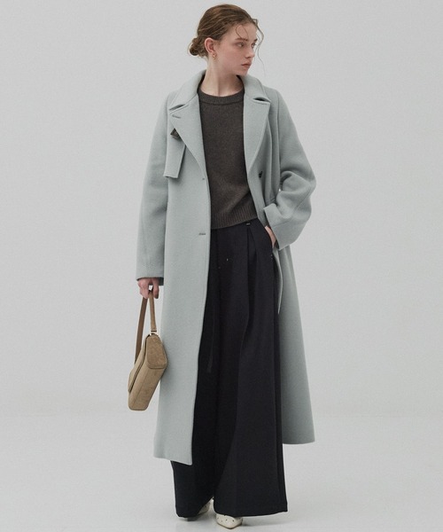 残りわずか・再入荷なし】SUPER140×ファインメリノ＊アシメオーバー