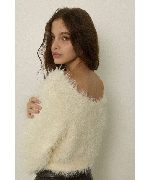 ALEXIA STAM（アリシアスタン）の「Shaggy Knit Top /ふわふわシャギー