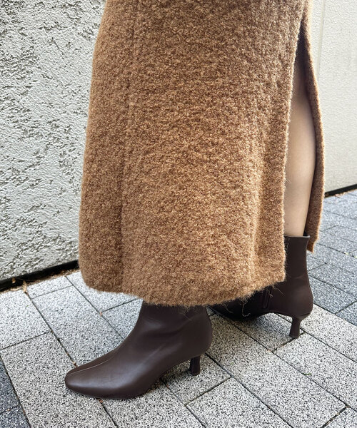 LE TALON（ルタロン）の「6cmフレンチスクエアショートブーツ（ブーツ