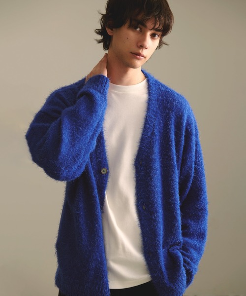 Revo.（レボ）の「Revo. ルーズフィット シャギーニット カーディガン