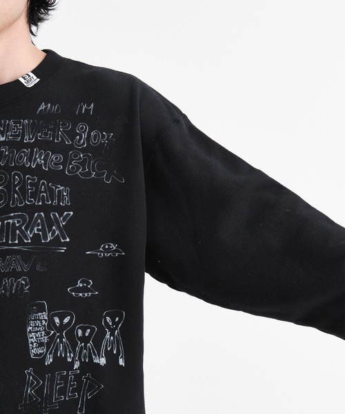 MIHARAYASUHIRO/ミハラヤスヒロ】DISTRESSED PULLOVER/ディストレスト