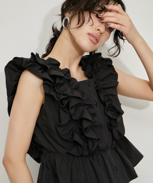 ADAM ET ROPE'（アダムエロペ）の「【サステナブル】ペタルフリル