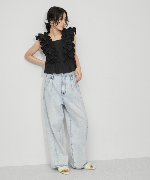 ADAM ET ROPE'（アダムエロペ）の「【サステナブル】ペタルフリル