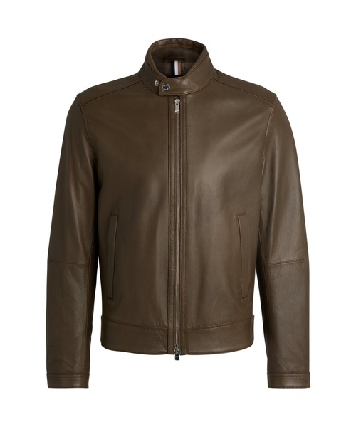 セール】レギュラーフィット グレインレザー ジャケット（その他