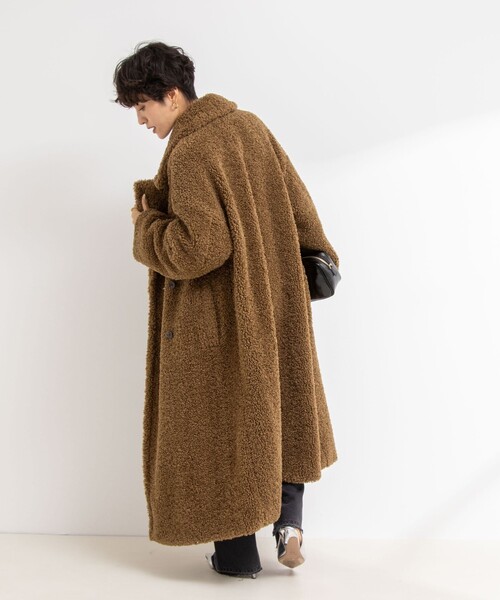 セール】フェイクテディファーロングコート（その他アウター