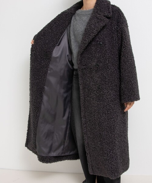 セール】フェイクテディファーロングコート（その他アウター