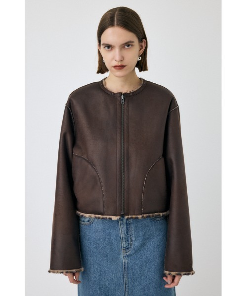 25年AW新作】REVER FAUX ファーコート（ブルゾン）｜MOUSSY（マウジー