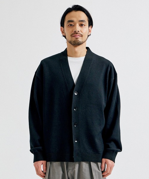 ATON（エイトン）の「【ATON/エイトン】WOOL WASHI OVERSIZED CARDIGAN
