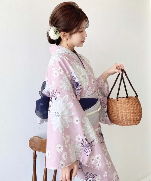 セール】浴衣3点セット（ゆかた・帯2本）、その他3のみ2点セット（浴衣