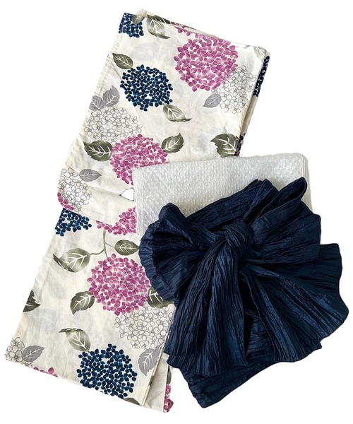 セール】浴衣3点セット（ゆかた・帯2本）、その他3のみ2点セット（浴衣