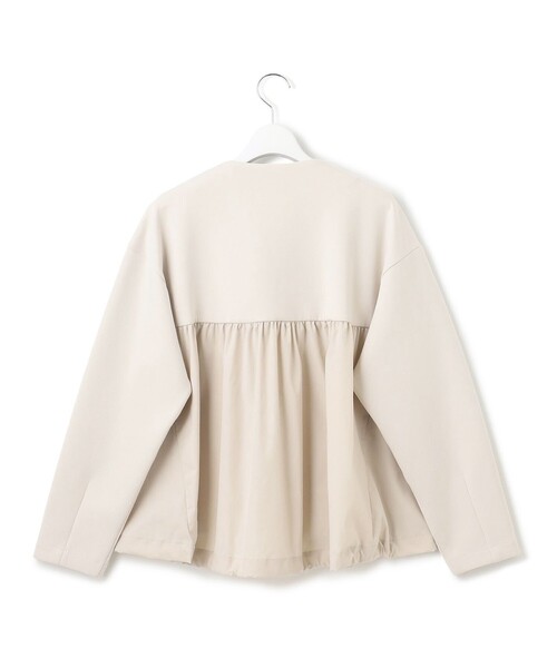 セール】【洗える】コットンエアー ギャザー ライトアウター（その他