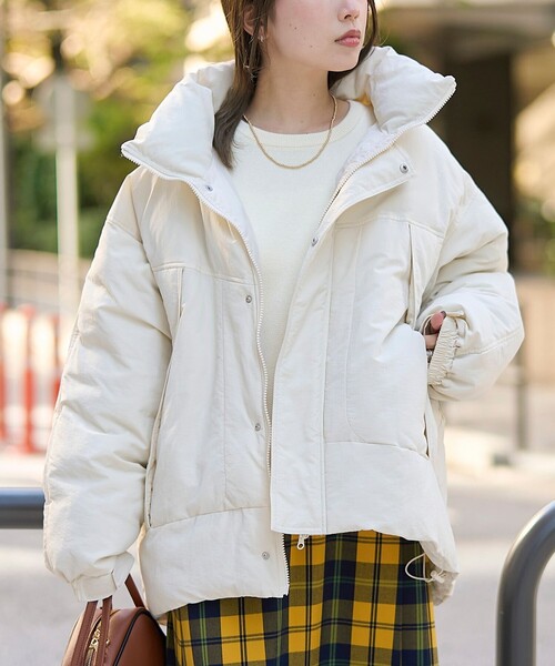 セール】撥水モンスター中綿ジャケット（ショート丈）【インフル