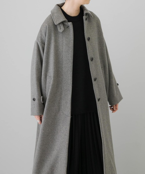 かぐれ（カグレ）の「ウールバルマカンコート（ステンカラーコート