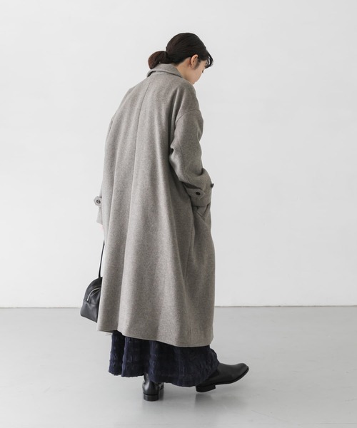 かぐれ（カグレ）の「ウールバルマカンコート（ステンカラーコート