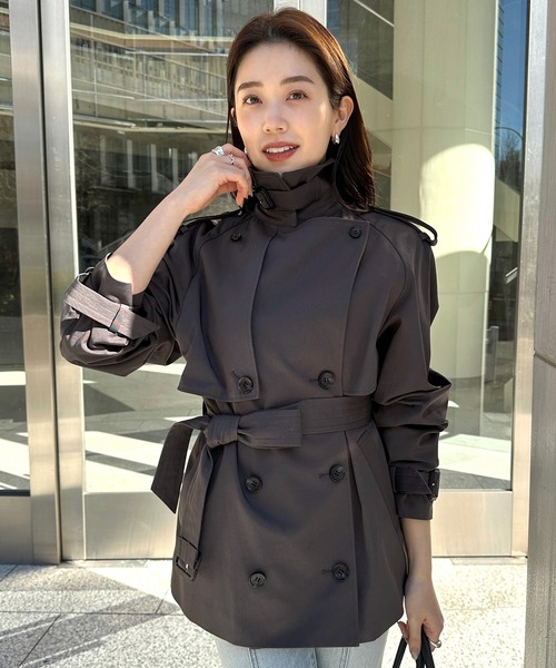 anuans（アニュアンス）の「ハーフオーバートレンチコート（トレンチ