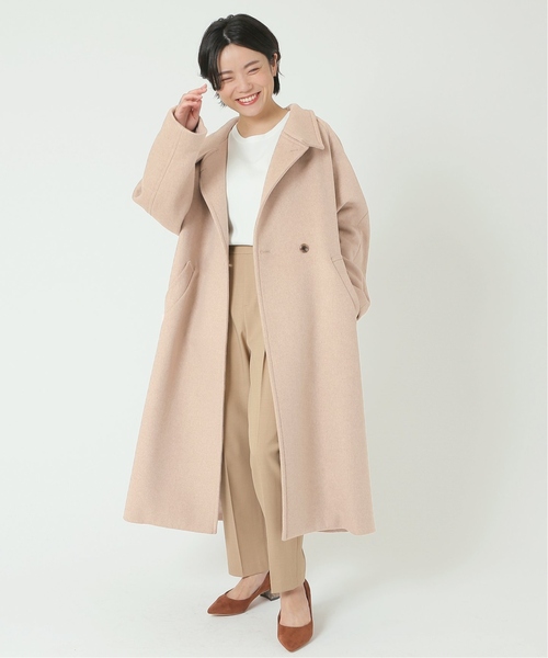 B.C STOCK（ベーセーストック）の「Wビーバースタンドカラーコート