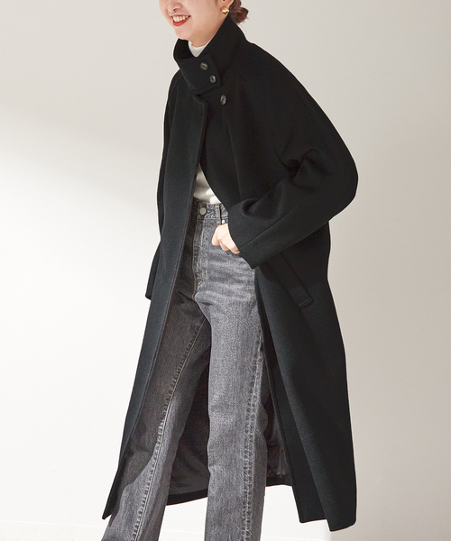 B.C STOCK（ベーセーストック）の「Wビーバースタンドカラーコート