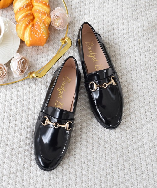 Bridget Birkin】シンプルビットデザインローファー(541635