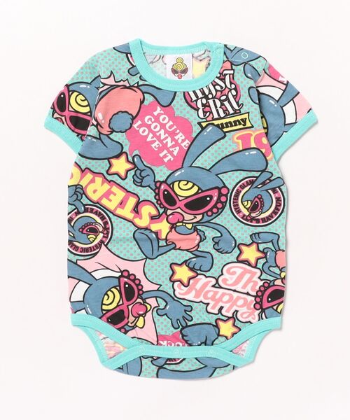 HYSTERIC MINI（ヒステリックミニ）の「HAPPY BUNNY総柄 半袖