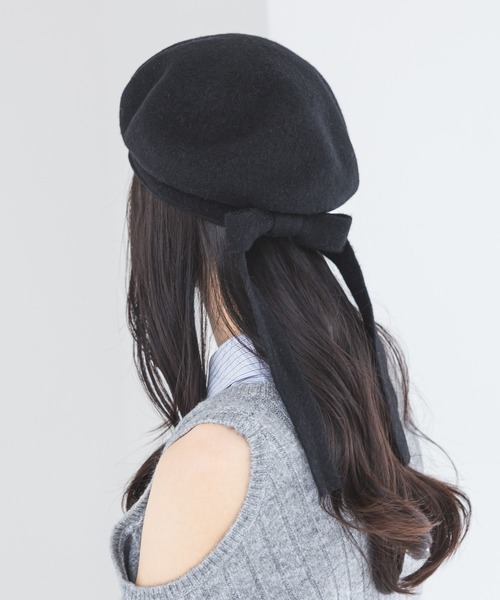 セール】2WAYリボンベレー 642097（ハンチング/ベレー帽）｜Heather