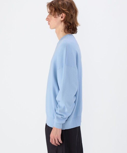 CABaN コットンカシミヤ クルーネックプルオーバー（ニット/セーター