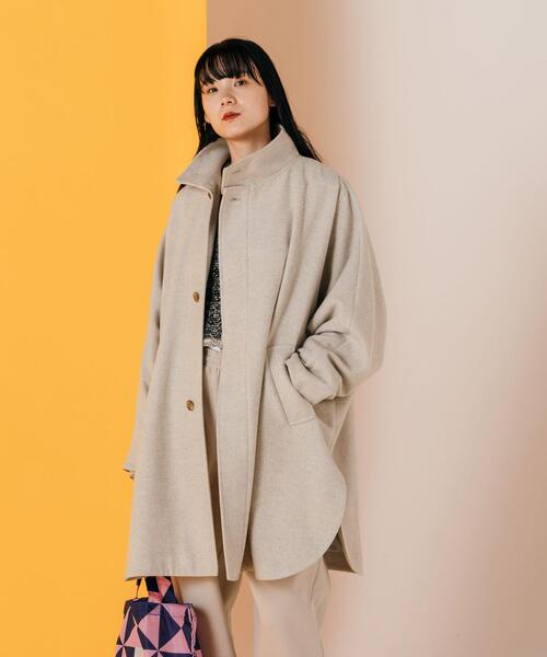 CITEN（シテン）の「＜CITEN＞スタンドカラー ポンチョ（ポンチョ