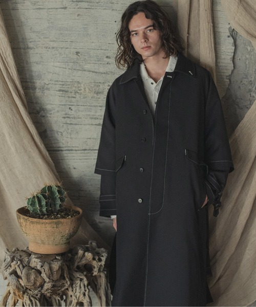 CASPER JOHN（キャスパージョン）の「Layered soutien collar coat