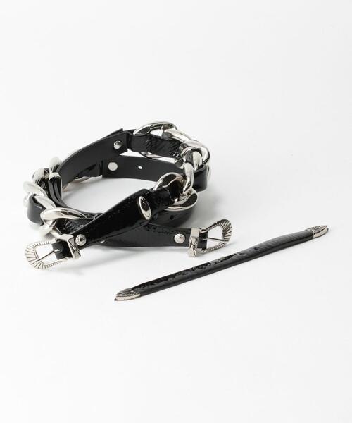 TOGA PULLA（トーガ プルラ）の「＜TOGA PULLA＞ダブルレザーバックル