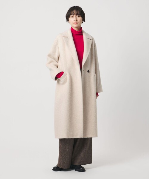 セール】シャギー ビッグ テーラード コート（チェスターコート