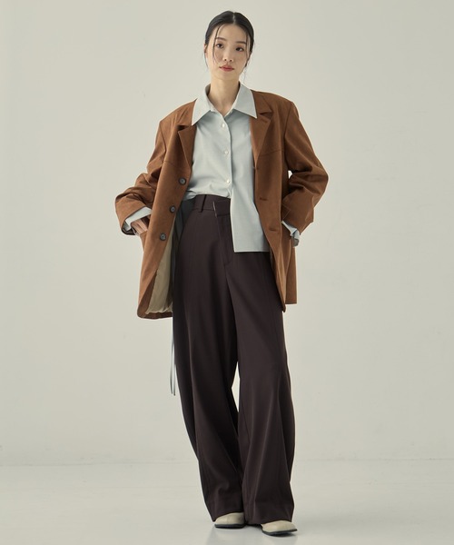 STUDIOUS/ステュディオス】Soft Suede Over Jacket/ソフトスエード