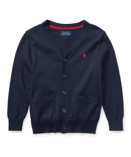 コットン Vネック カーディガン（ニット/セーター）｜POLO RALPH