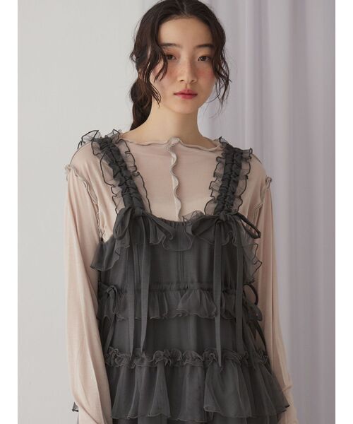 merry jenny（メリージェニー）の「チュールドロストロングワンピース