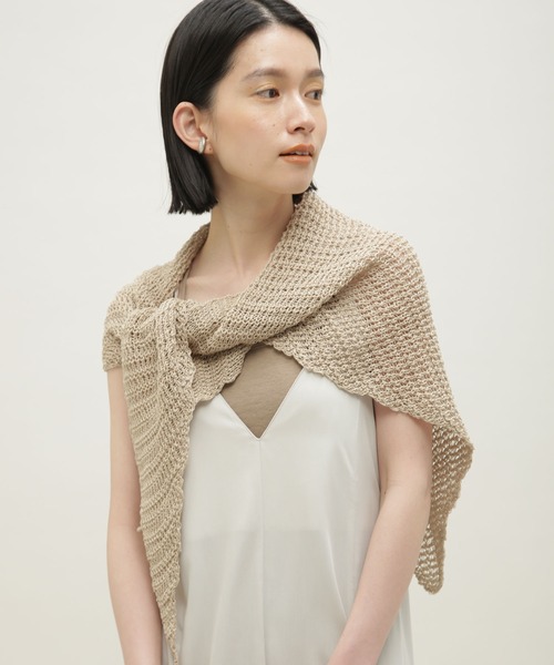 THROW（スロー）の「THROW/Triangle Mesh Shawl（ストール/ショール