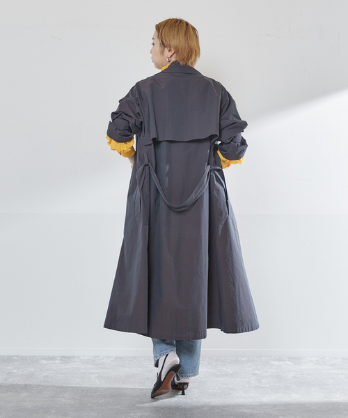 ヴェルメイユパーイエナ カラーシャンブレーライトトレンチ 23SS 定価6