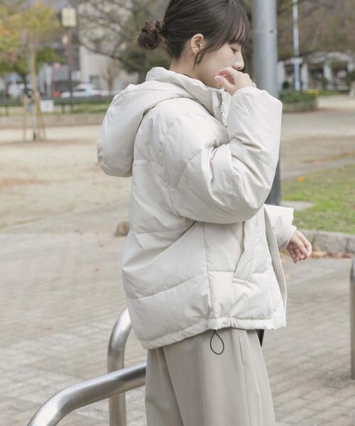 セール】『撥水』フードダウンジャケット（ダウンジャケット/コート
