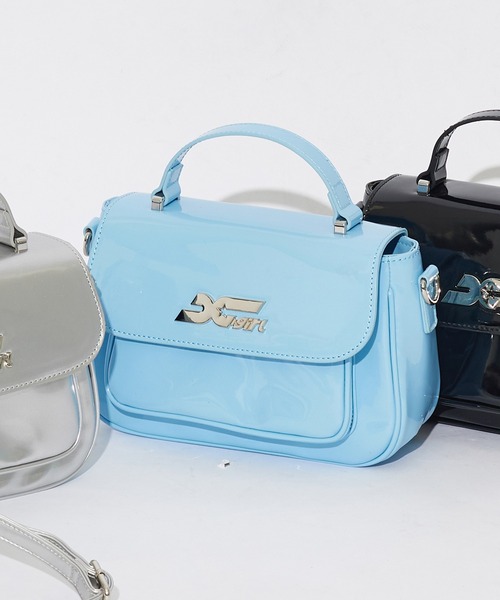 X-girl（エックスガール）の「STAR LOGO 2WAY SHOULDER BAG