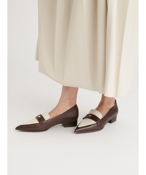 SNIDEL（スナイデル）の「ポインテッドコインローファー（ローファー